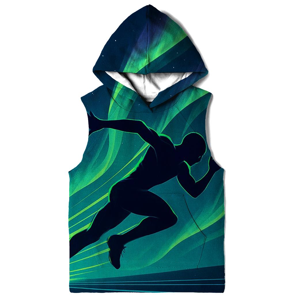 Aurora Sprint Track Poster printed hoodies