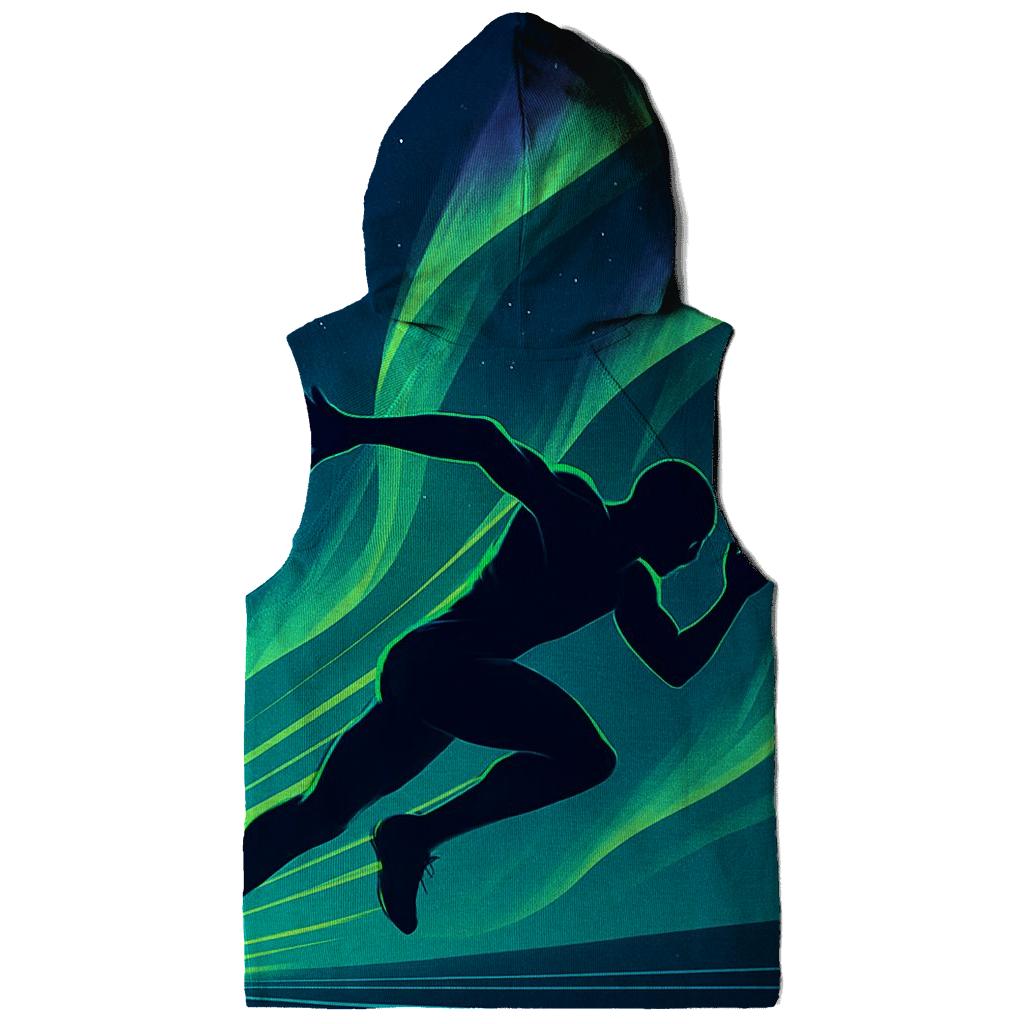 Aurora Sprint Track Poster printed hoodies