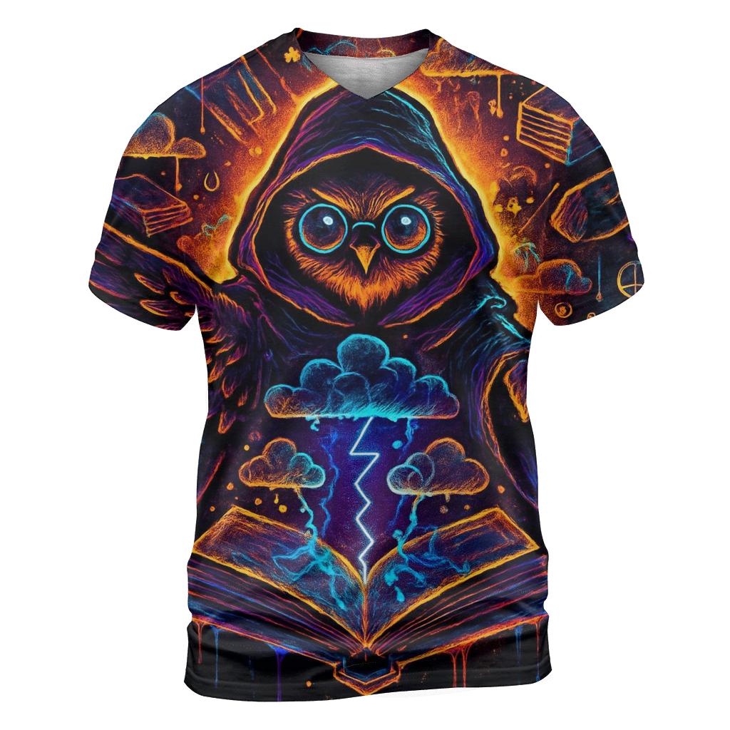 The Librarian Of Lost Weather designer pattern shirts