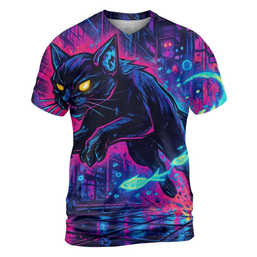 Neon Alley Circuit Prowler trendy printed shirt styles