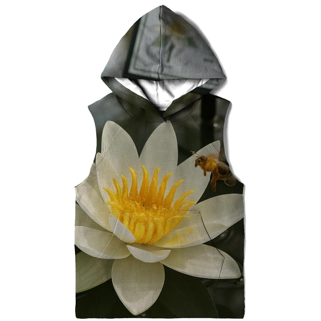 Water Lily Pollination Study In A Botanical Conservatory hoodie styles
