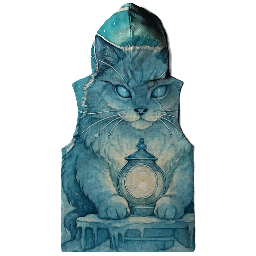 Glacier Lantern Cat Guardian heavyweight hoodies