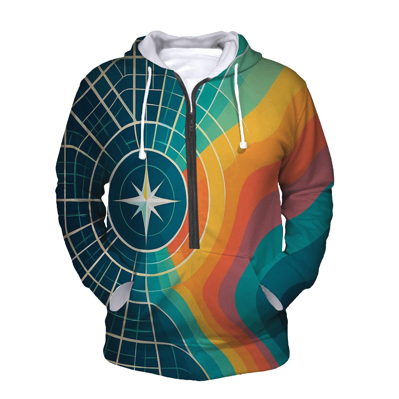 Prismatic City Map Mirage pullover hoodies
