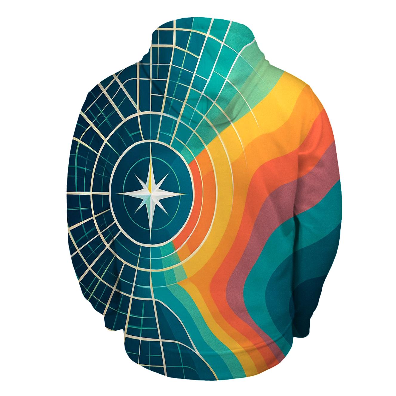 Prismatic City Map Mirage pullover hoodies