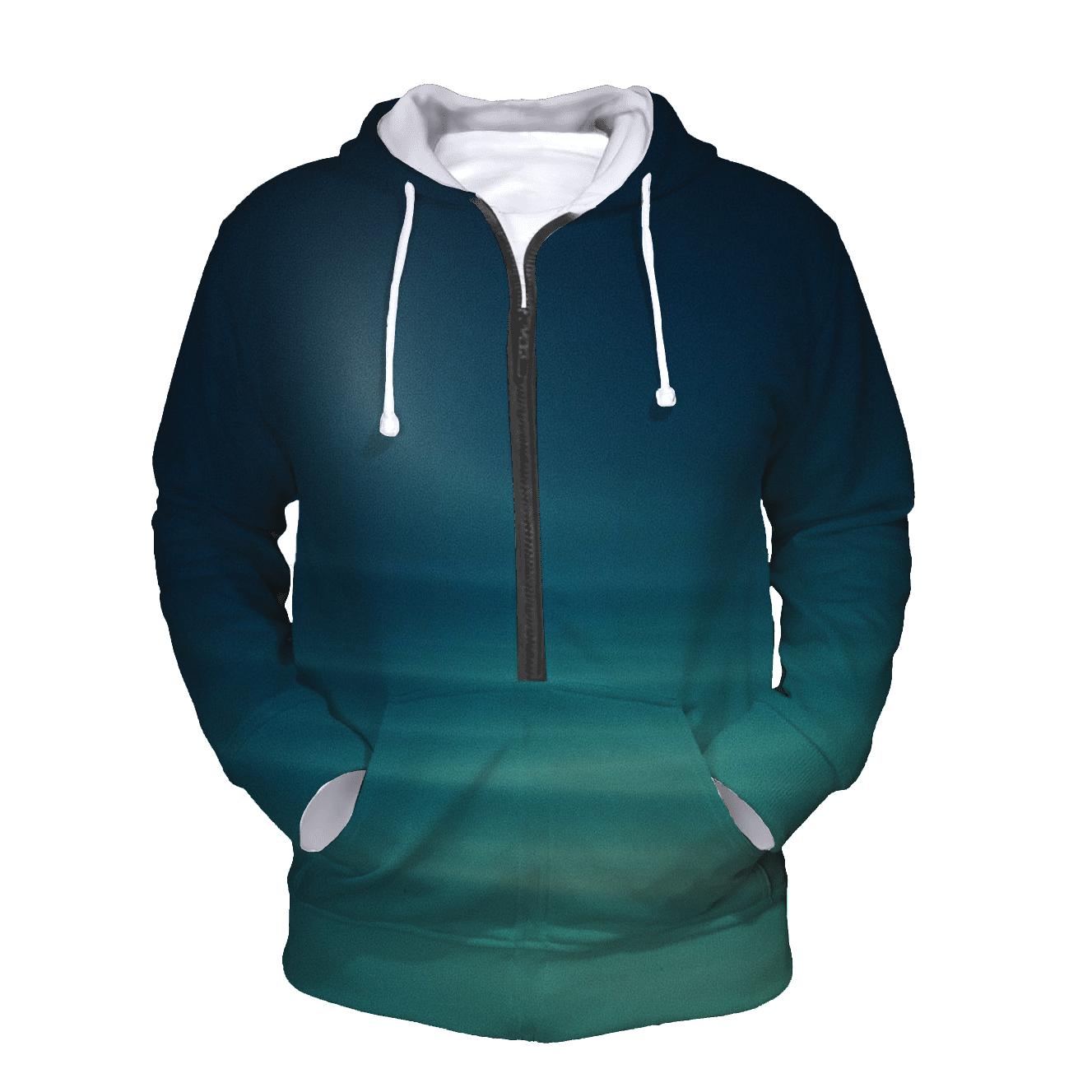 Moonlit Lagoon Drift graphic hoodies
