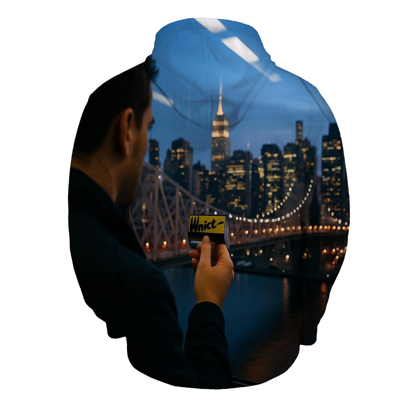 Blue Hour Tram Window Over Midtown hoodie styles