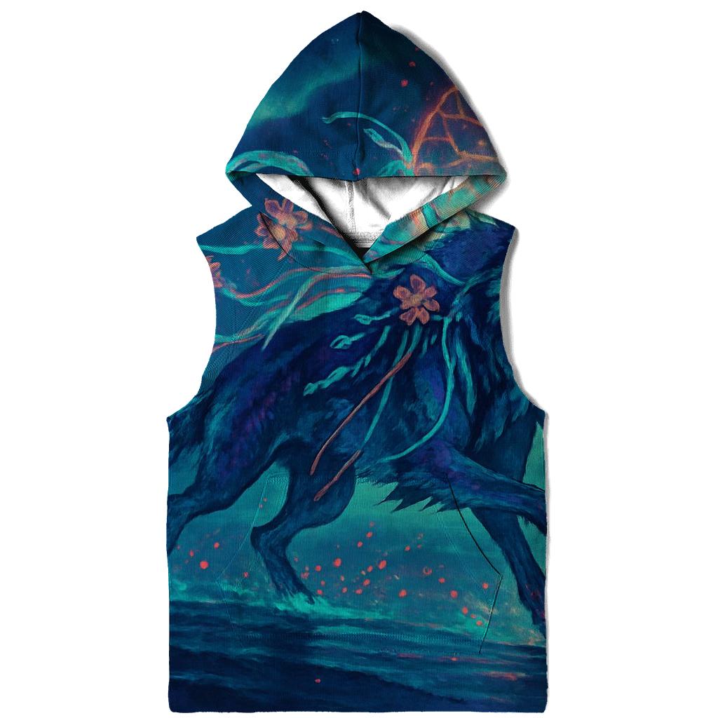 Tideforest Aurora Wolf Runner designer hoodies
