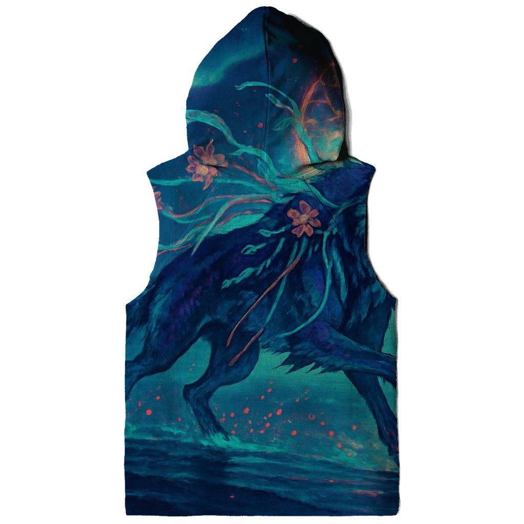 Tideforest Aurora Wolf Runner designer hoodies