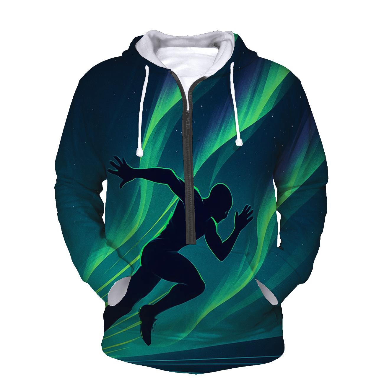 Aurora Sprint Track Poster pullover hoodies