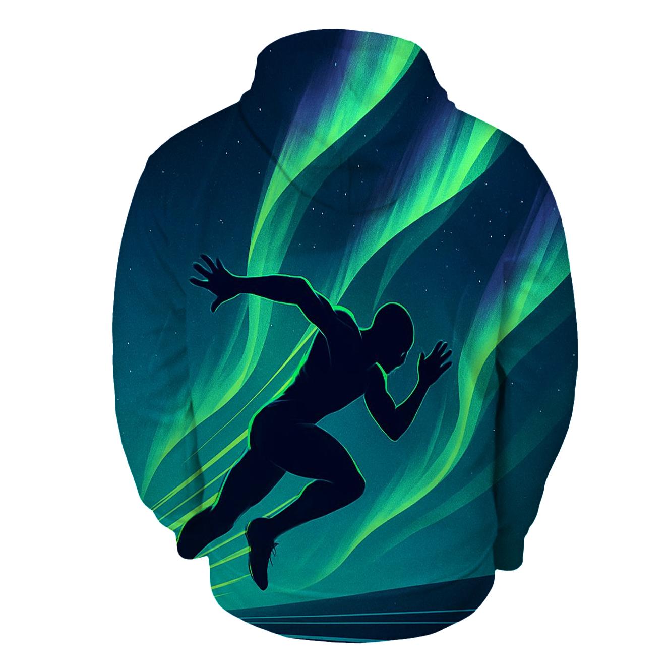 Aurora Sprint Track Poster pullover hoodies