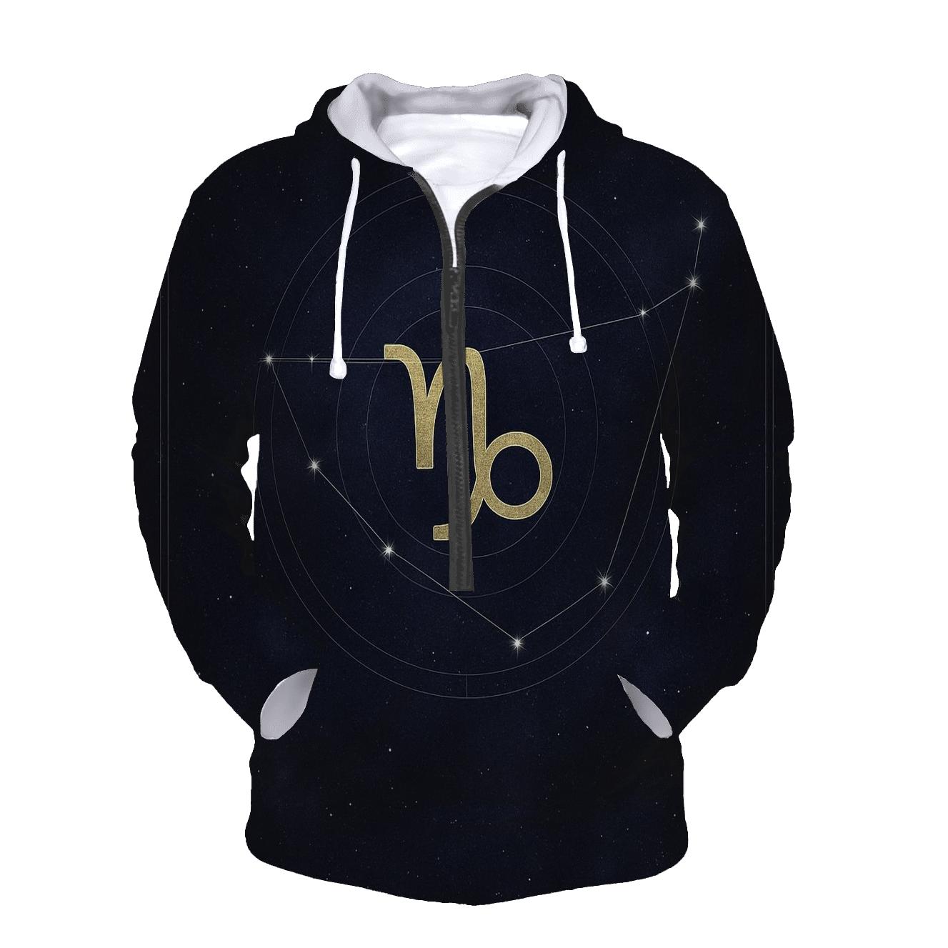 Saturn Return Capricorn Celestial Blueprint pullover hoodies