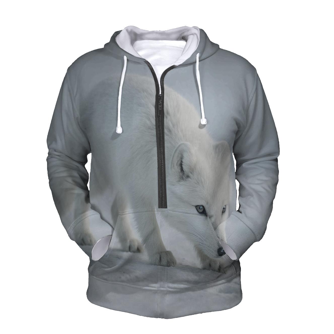 Frostline Forage Arctic Fox pullover hoodies