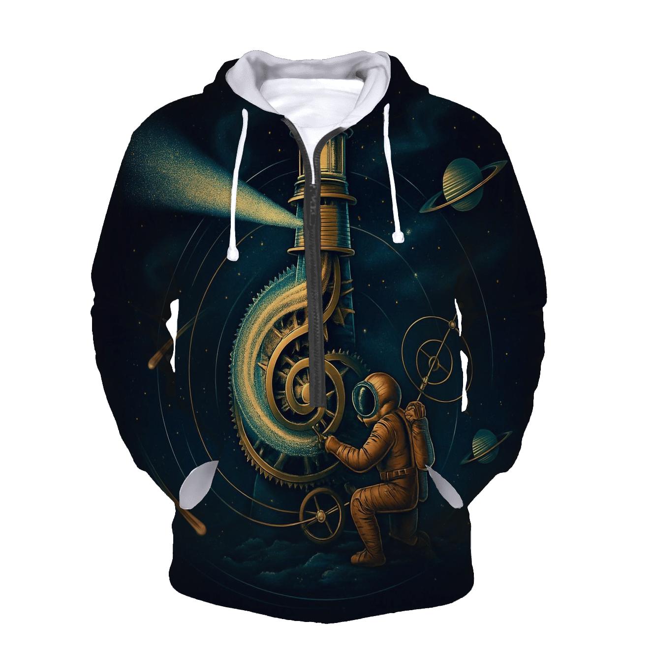 Clockwork Nebula Lighthouse lightweight hoodies