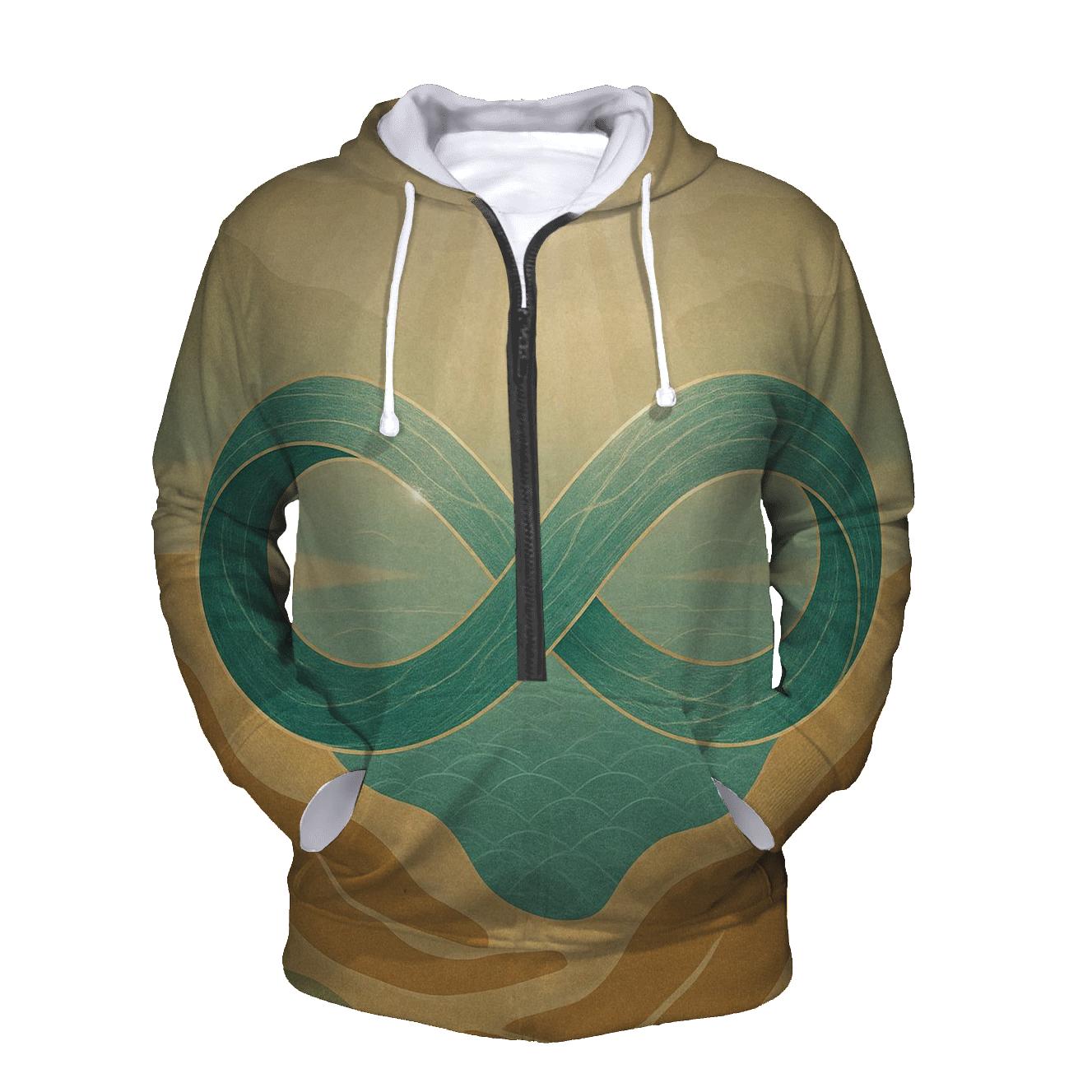 River Of Quiet Renewal embroidered hoodies