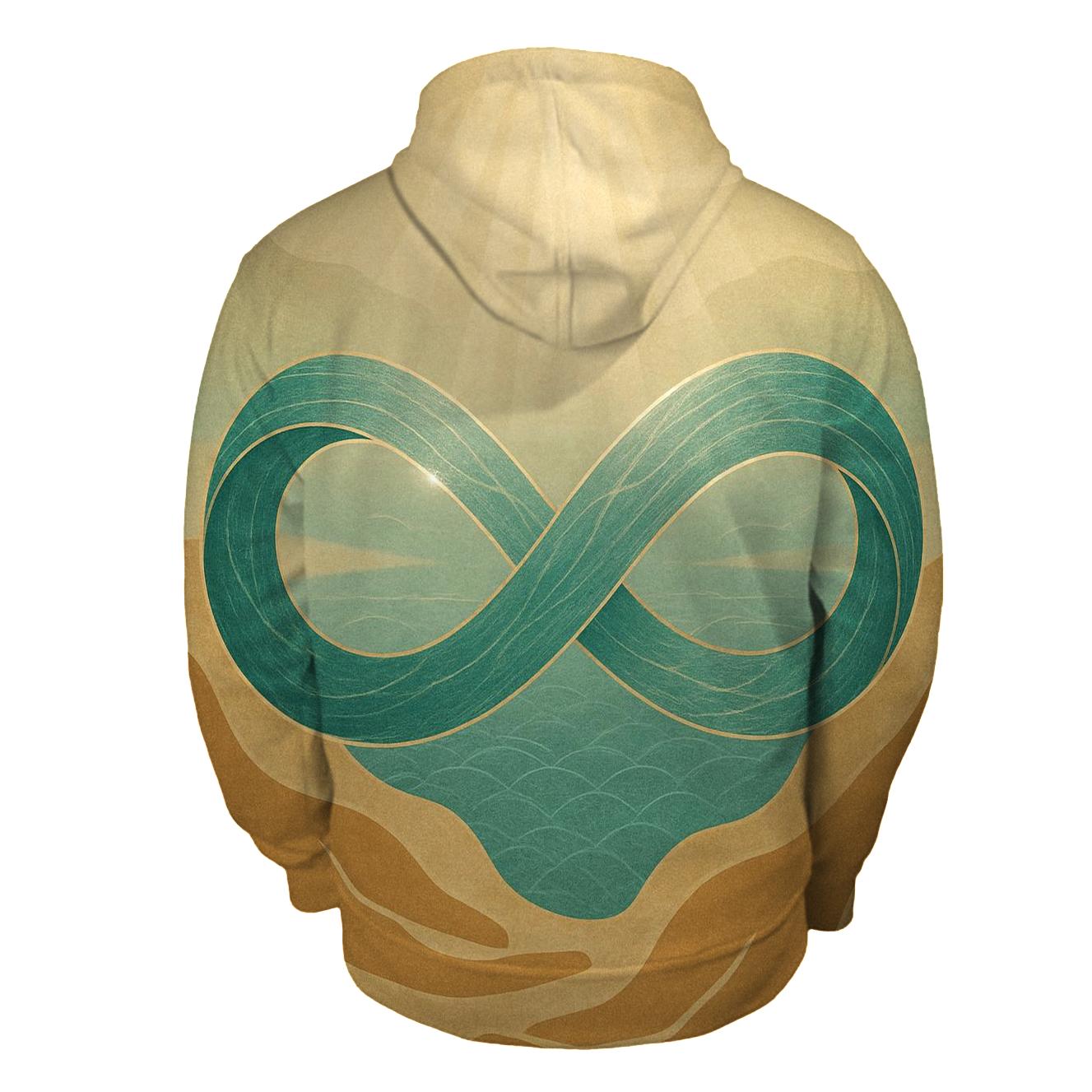 River Of Quiet Renewal embroidered hoodies