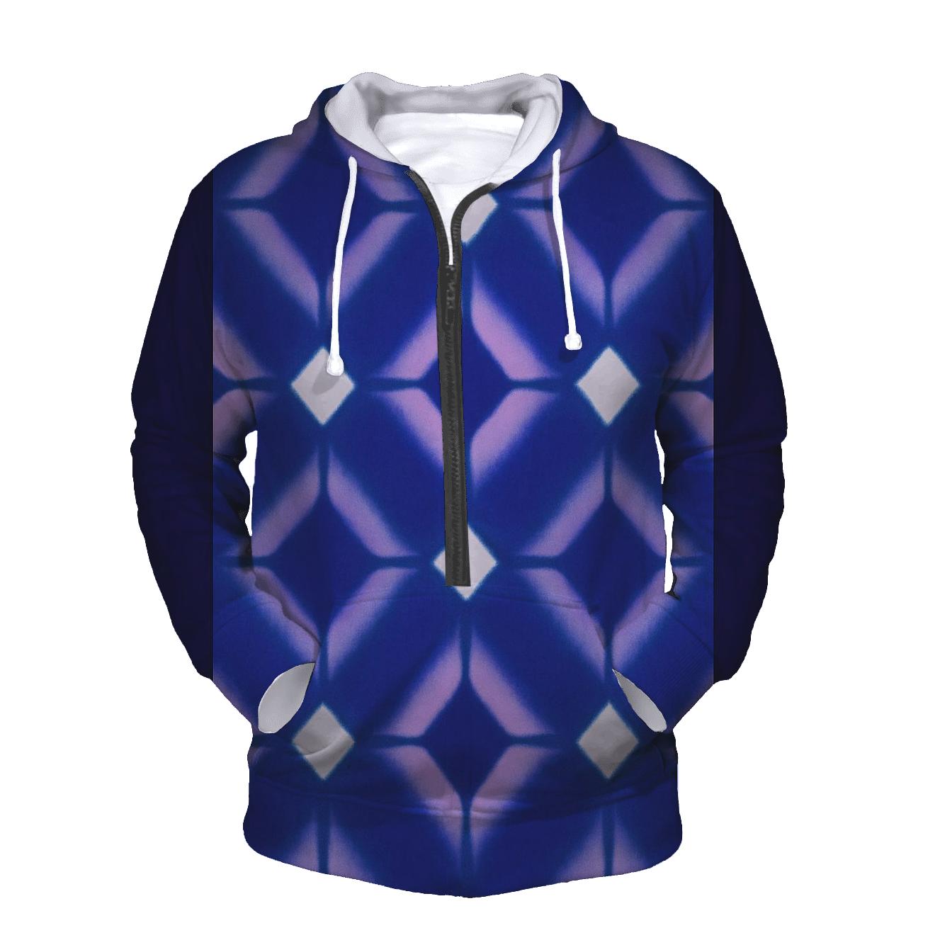 Itajime Nebula Lattice Clamp Resist custom hoodies