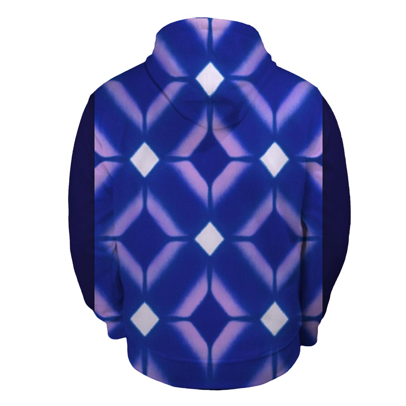 Itajime Nebula Lattice Clamp Resist custom hoodies