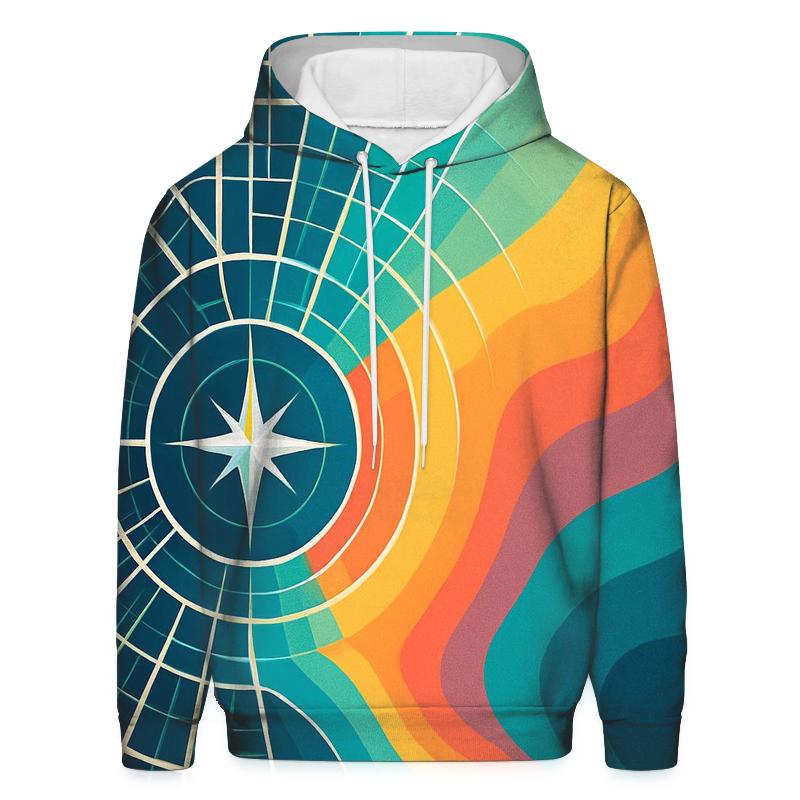 Prismatic City Map Mirage custom hoodies