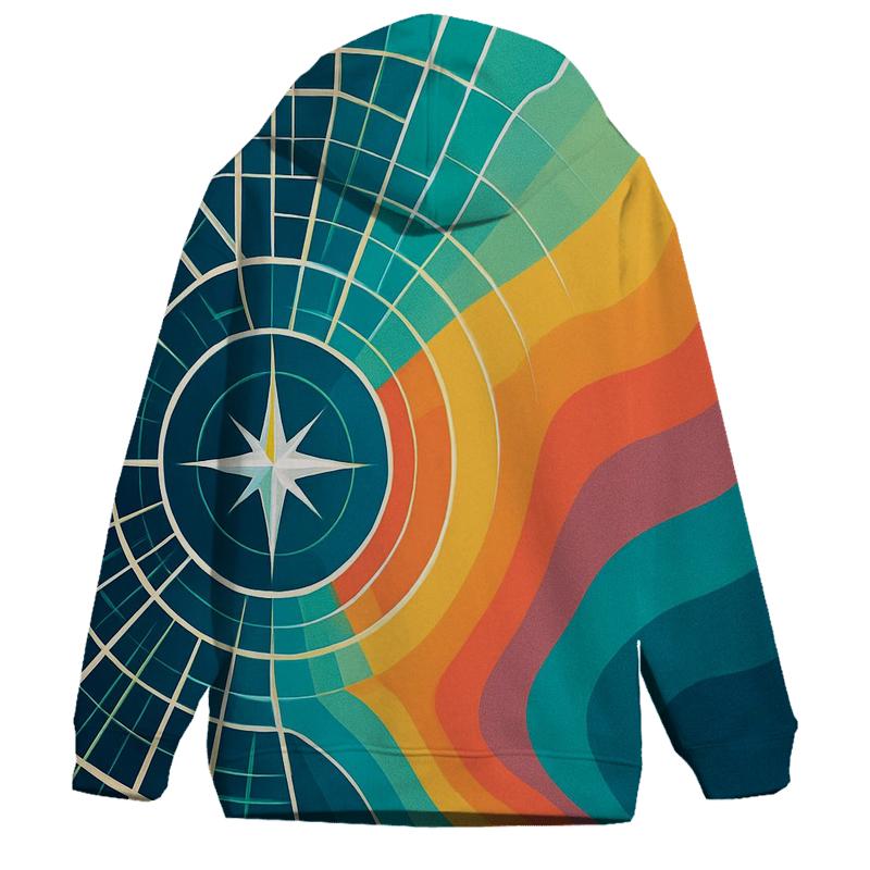 Prismatic City Map Mirage custom hoodies