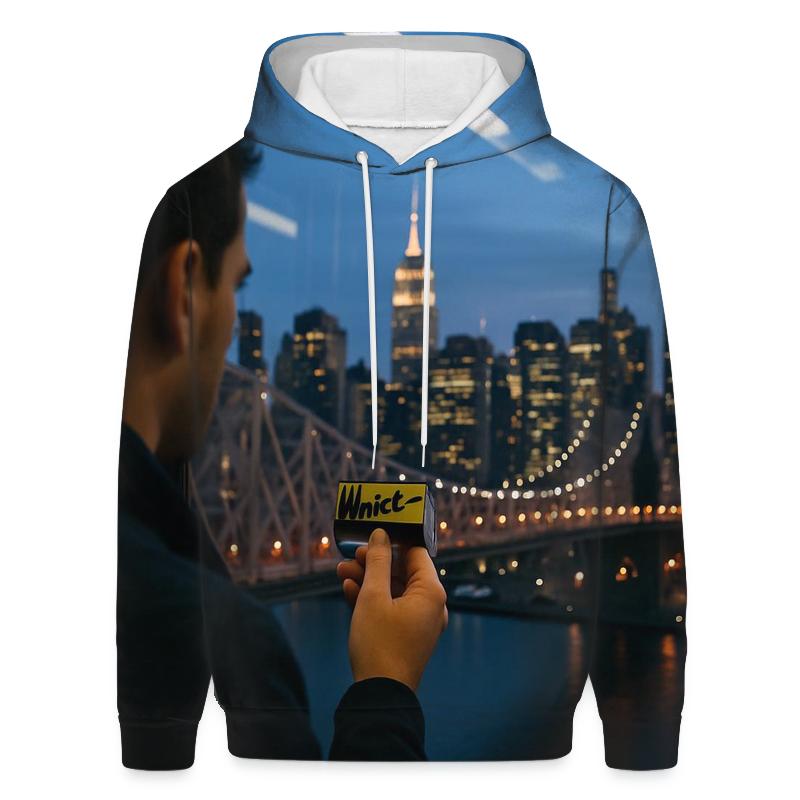 Blue Hour Tram Window Over Midtown hoodie styles