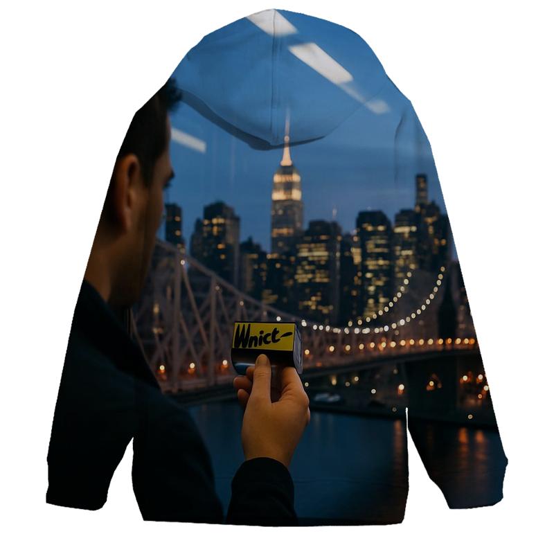 Blue Hour Tram Window Over Midtown hoodie styles