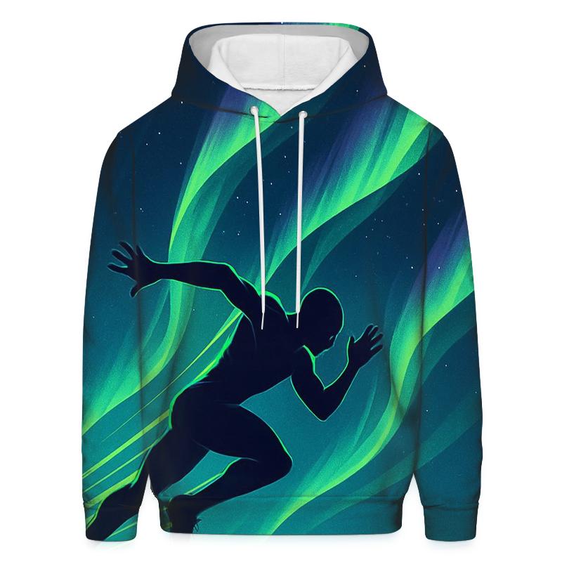 Aurora Sprint Track Poster hoodies fashion