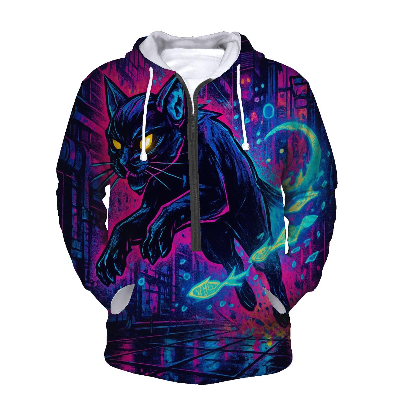 Neon Alley Circuit Prowler pullover hoodies