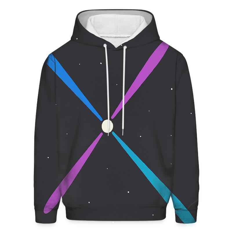 Pulsar Jet Lattice Tapestry graphic hoodies