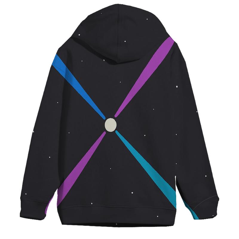 Pulsar Jet Lattice Tapestry graphic hoodies