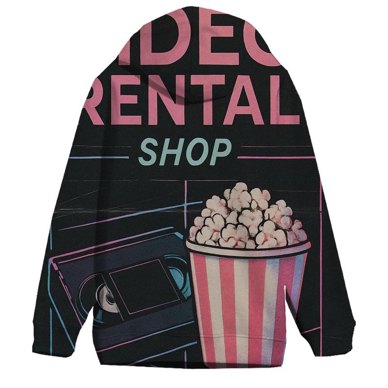 Eighties Video Rental Weekend Poster graphic hoodies