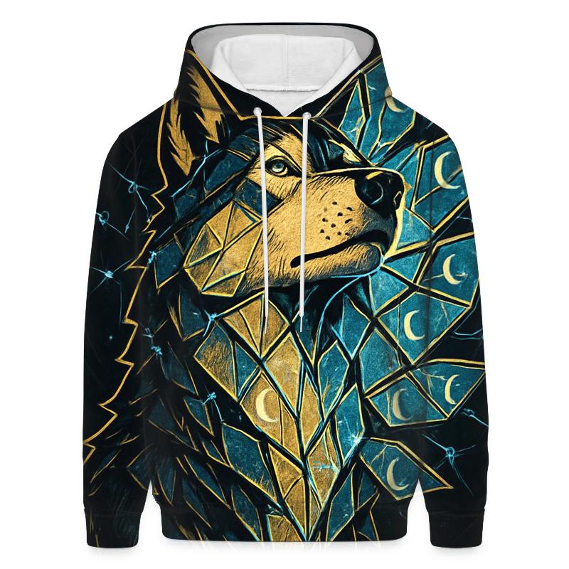 Lunar Glasshowl Sentinel printed hoodies