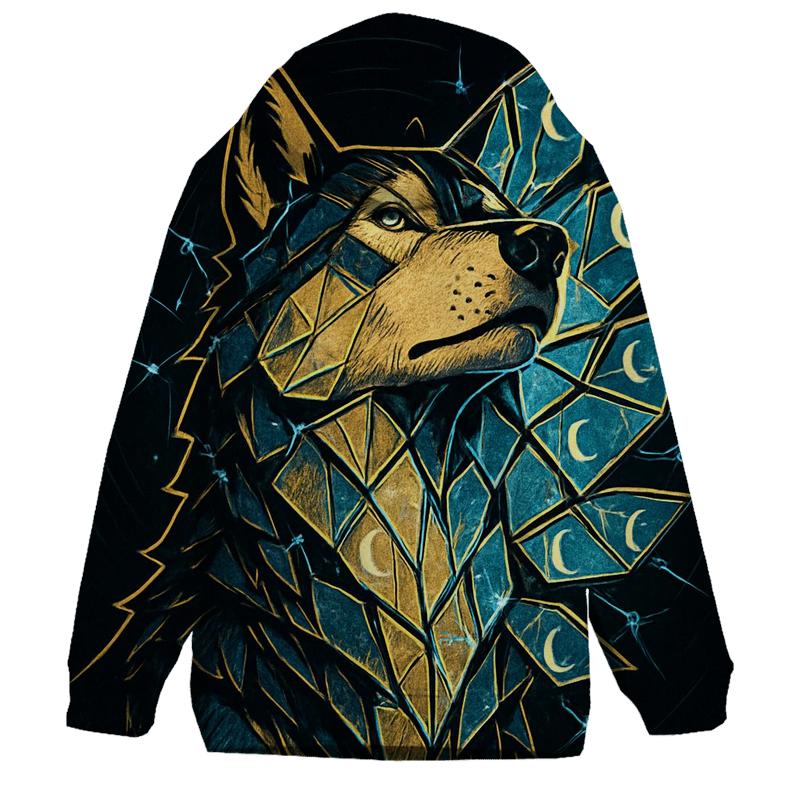 Lunar Glasshowl Sentinel printed hoodies
