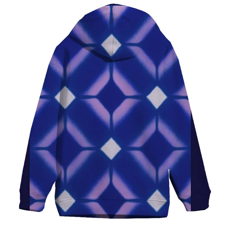Itajime Nebula Lattice Clamp Resist premium hoodies