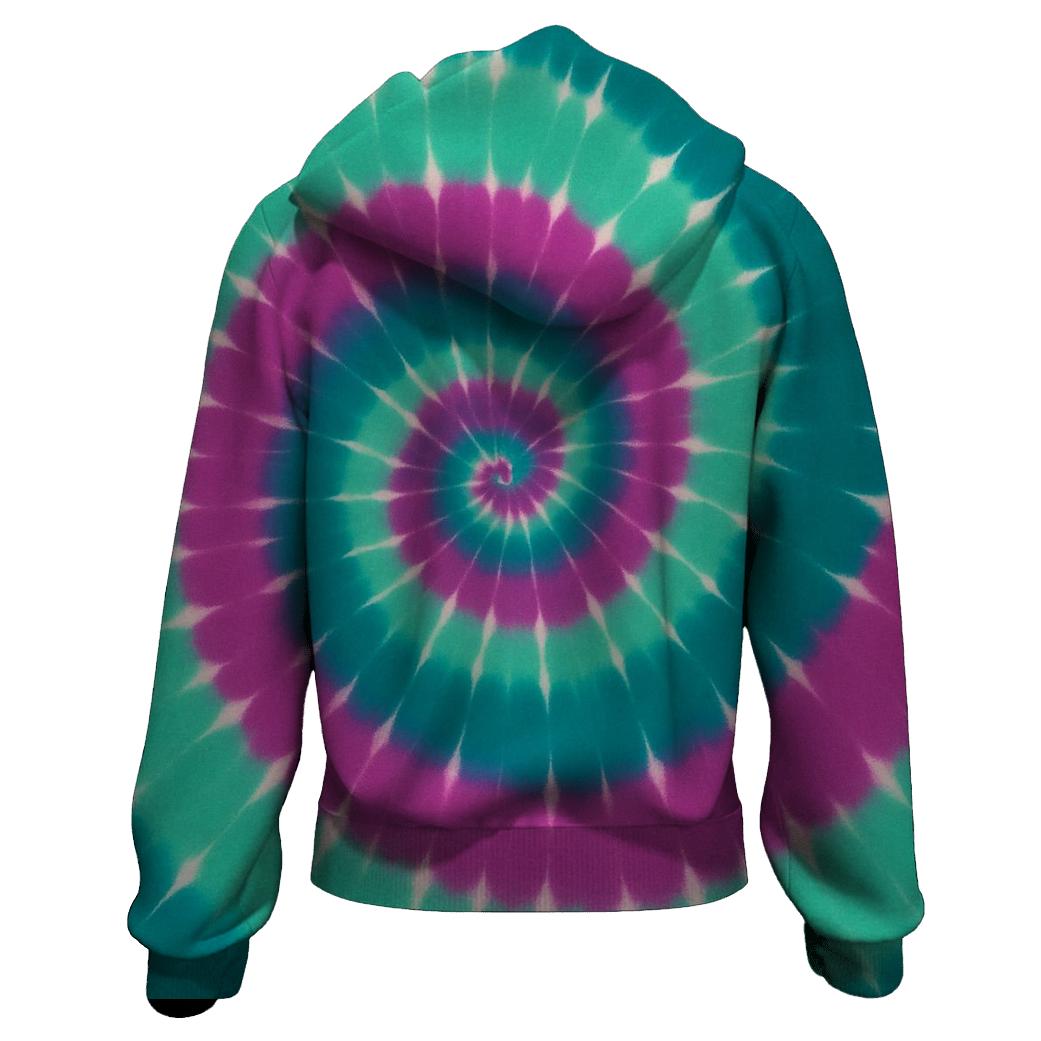 Aurora Spiral Overdye Whirlpool hoodie designs