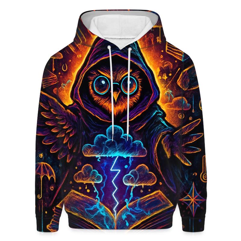 The Librarian Of Lost Weather printed hoodies