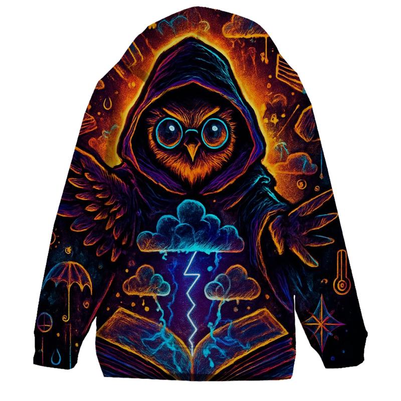 The Librarian Of Lost Weather printed hoodies