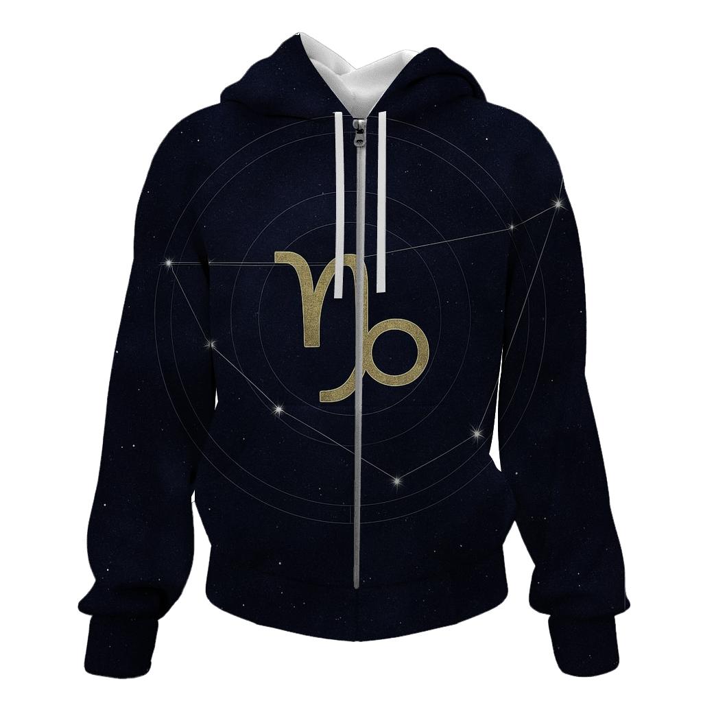 Saturn Return Capricorn Celestial Blueprint heavyweight hoodies