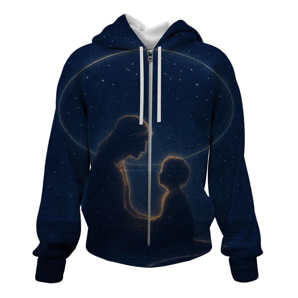 The Quiet Orbit Of Her Love pullover hoodies