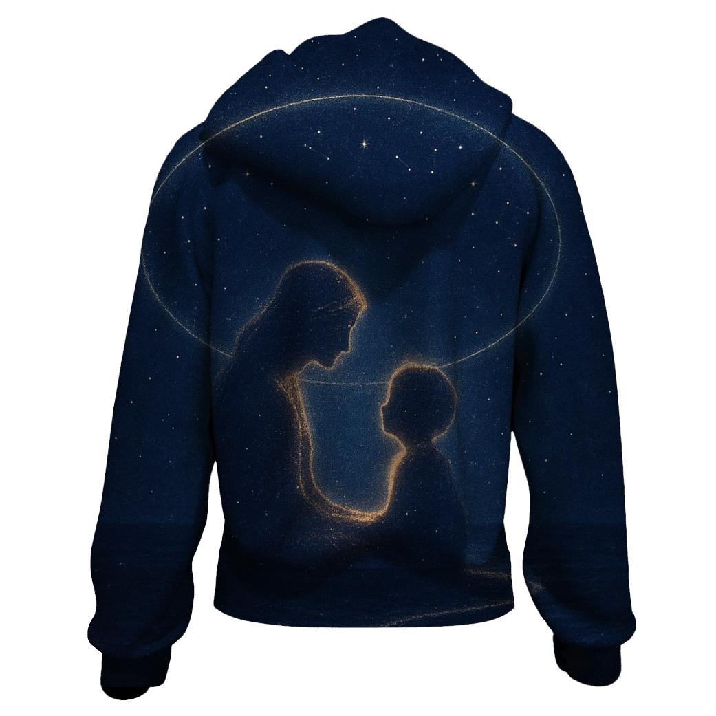 The Quiet Orbit Of Her Love pullover hoodies