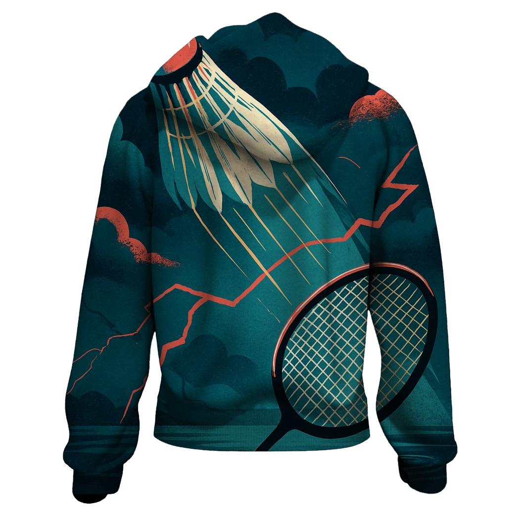 Monsoon Court Badminton Smash zip-up hoodies