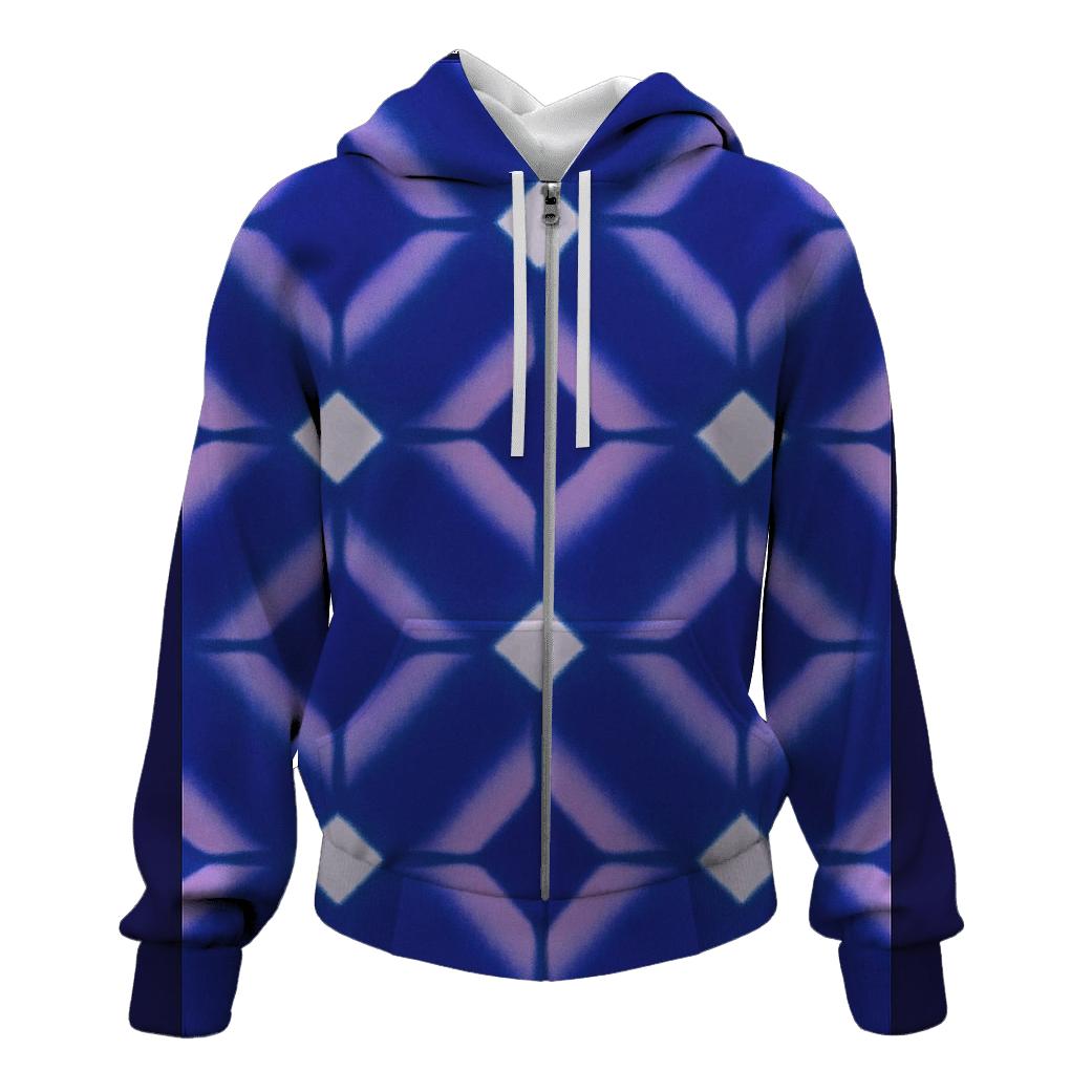 Itajime Nebula Lattice Clamp Resist hoodie designs