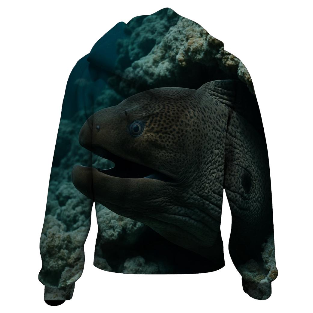 Reef Crevice Sentinel Moray Eel hoodie styles