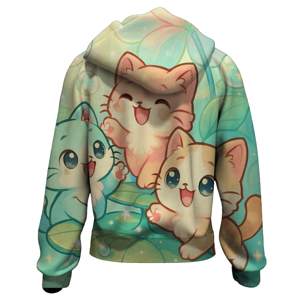 Sky Garden Kitten Carousel hoodie designs