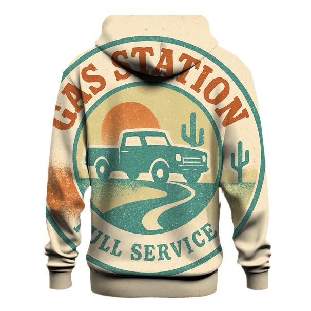 Seventies Highway Gas Stop Badge designer hoodies