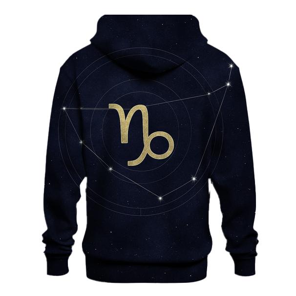Saturn Return Capricorn Celestial Blueprint embroidered hoodies