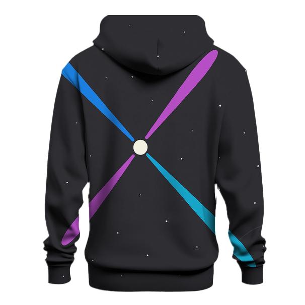 Pulsar Jet Lattice Tapestry embroidered hoodies