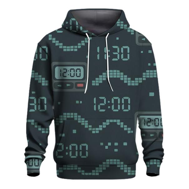 Pager Code Pixel Waves designer hoodies