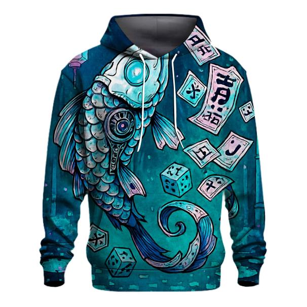 Clockwork Koi Of The Sideways River hoodie designs