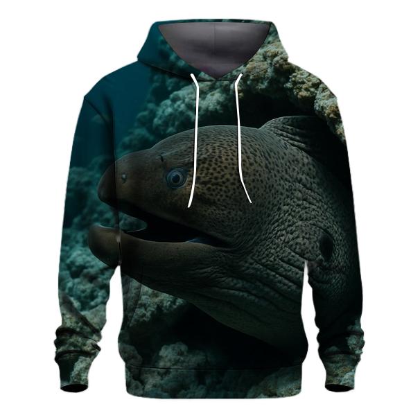 Reef Crevice Sentinel Moray Eel hoodie designs