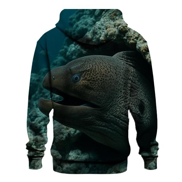 Reef Crevice Sentinel Moray Eel hoodie designs